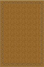 Овальный ковер в кабинет или бильярдную 1-23 коричневый