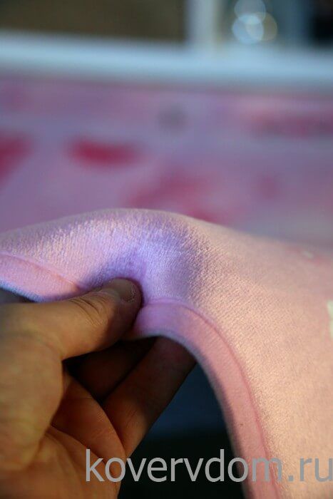 Детский развивающий 3D ковер с дорогами  ДОРОЖКИ-ДОМИКИ розовый 86148